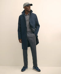 Men Bonded Cotton Top Coat with Removable Liner in Black Watch | Brooks Brothers On sale