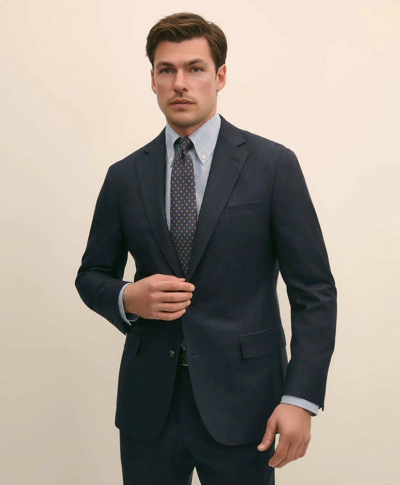 Sale Brooks Brothers Explorer Collection Slim Fit Wool Bold Stripe Suit Jacket | Brooks Brothers Outlet