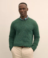 Tailored Brushed Wool Crewneck Sweater