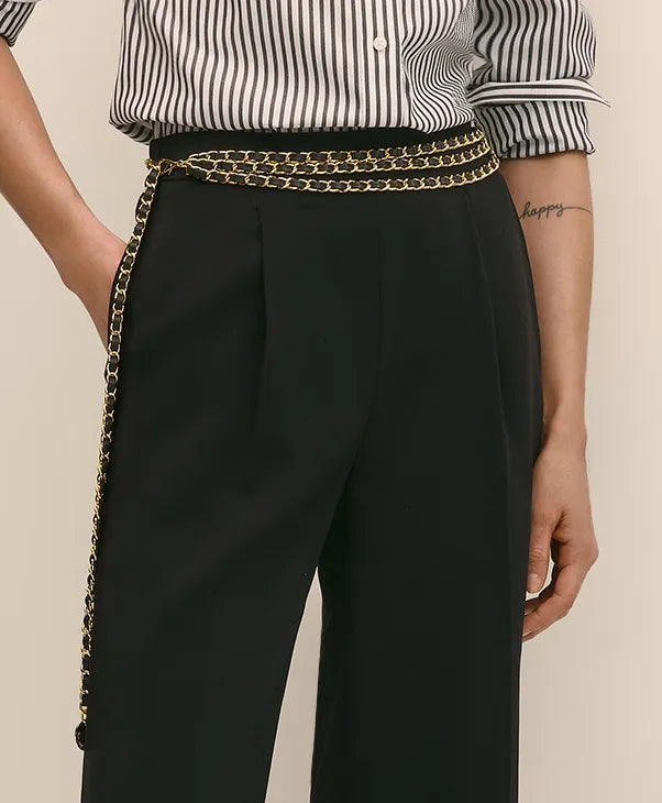 Women B-Low the Belt Mini-Chain Leather Belt | Brooks Brothers On sale