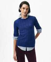 Sale Cashmere Cable Crewneck Sweater | Brooks Brothers Outlet