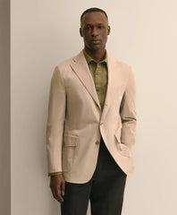 Men Classic Fit Cotton Safari Sport Coat | Brooks Brothers Outlet