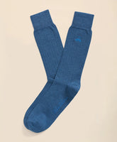 Men Cotton Blend Ribbed Socks | Brooks Brothers US