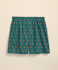 Sale Cotton Broadcloth Fox Motif Boxers | Brooks Brothers