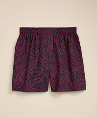 Men Cotton Broadcloth Heart Boxers | Brooks Brothers US