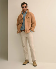 Men Cotton Military Shirt Jacket | Brooks Brothers sale