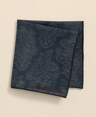 Men Cotton Paisley Print Pocket Square | Brooks Brothers Near me