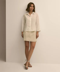 Women Cotton Skort | Brooks Brothers Online