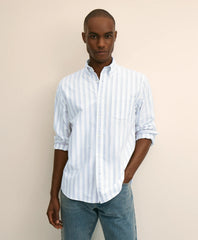 Men Friday Shirt, Oxford Stripe | Brooks Brothers US