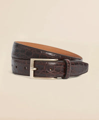 Men Leather Embossed Belt | Brooks Brothers For sale