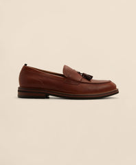 Men Leather Tassel Loafers | Brooks Brothers For sale