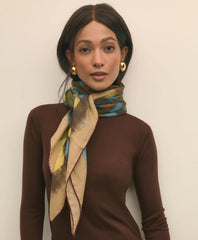 Sale Modal Cashmere Plaid Brush Stroke Scarf | Brooks Brothers Discount