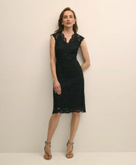 Women Cotton-Viscose Lace Dress | Brooks Brothers For sale