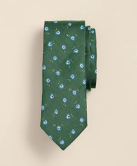 Men Silk-Linen Flower Tie | Brooks Brothers sale