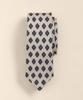 Men Linen-Silk Foulard Tie | Brooks Brothers Gift