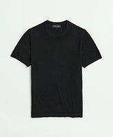 Men Lightweight Luxe All-Season Sweater, Short Sleeve Crewneck | Brooks Brothers US