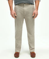 Men Big & Tall Five-Pocket Stretch Corduroy Cotton Pants