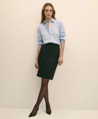 Women The Essentials Brooks Brothers Stretch Wool Pencil Skirt | Brooks Brothers Outlet
