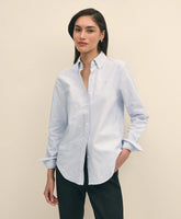 Shirts Classic-Fit Cotton Oxford Stripe Shirt | Brooks Brothers