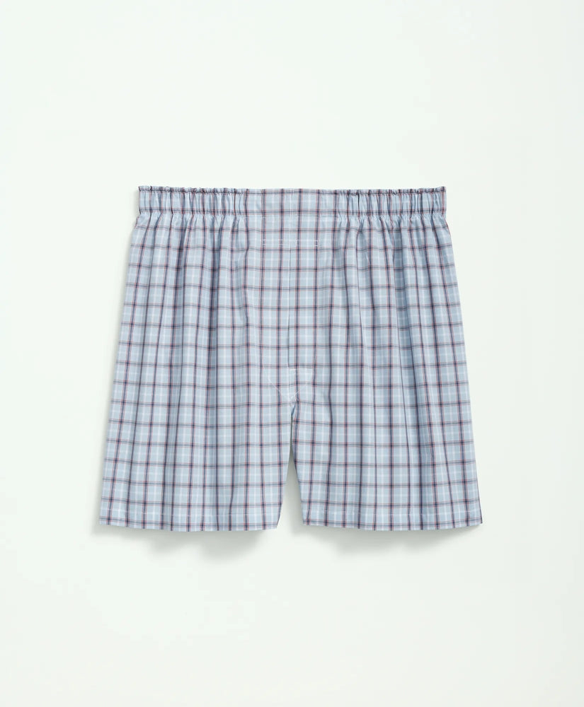 Sale Cotton Broadcloth Plaid Boxers | Brooks Brothers Outlet