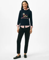 Sale Women's Lunar New Year Wool-Blend Intarsia Snake Motif Sweater | Brooks Brothers