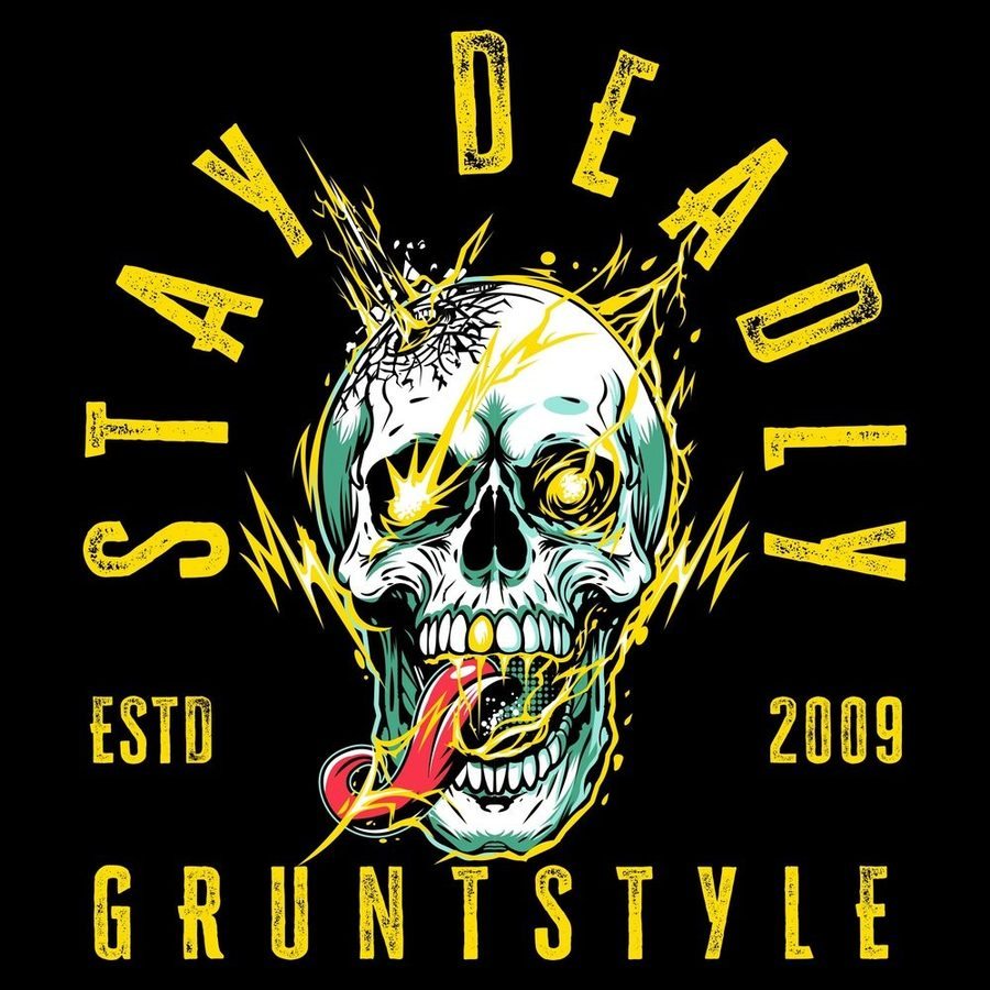 Grunt Style Women's Stay Deadly Slim Fit T-Shirt - Black
