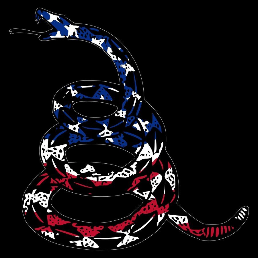 Grunt Style Freedom Gadsden Long Sleeve - Black