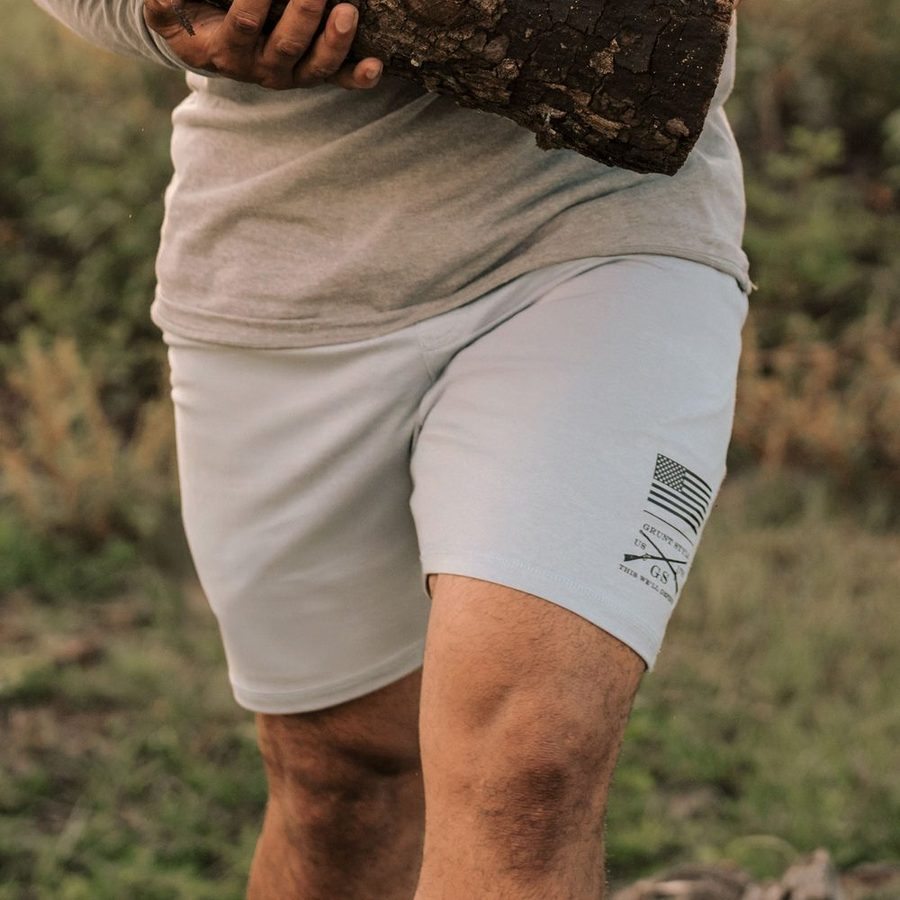 Grunt Style Men's All-Day Short - Heather Gray