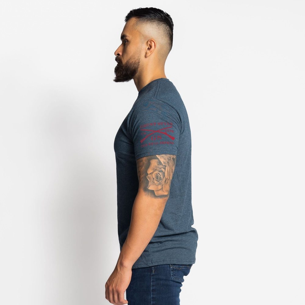Grunt Style USMC - Through The Ages T-Shirt - Navy