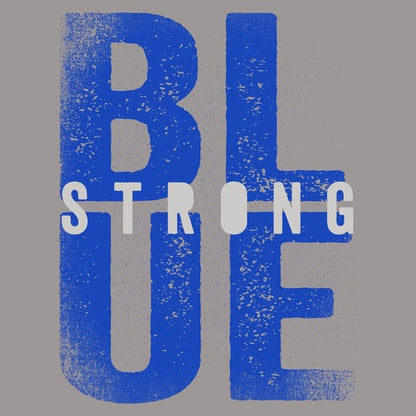 Grunt Style Women's Blue Strong Slim Fit T-Shirt - Dark Heather Gray