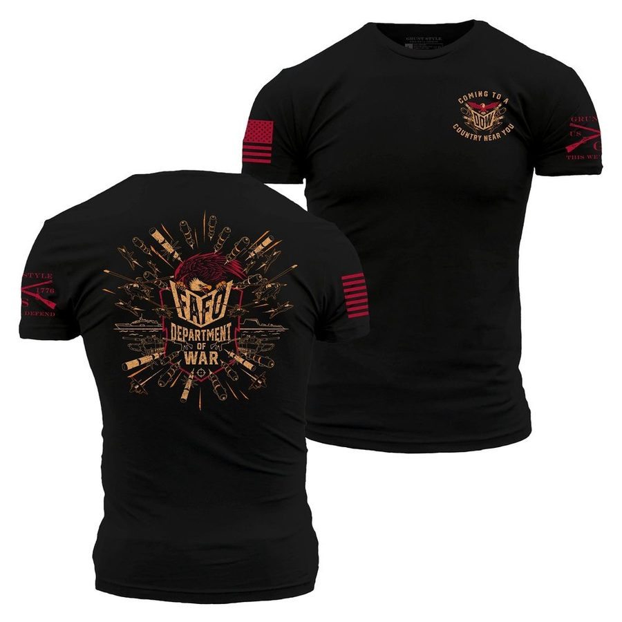 Grunt Style Department Of War T-Shirt - Black