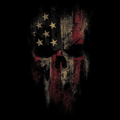 Grunt Style Men's Patriotic Shirt - American Reaper Flag