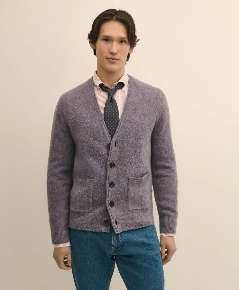 Sale Brushed Wool Cardigan | Brooks Brothers US