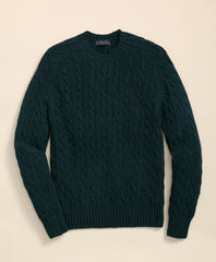 Sale Cable Crewneck Sweater in Shetland Wool | Brooks Brothers On sale