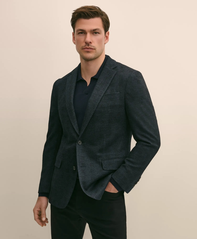 Sale Classic Fit Wool Cotton Knit Check Sport Coat | Brooks Brothers Gift
