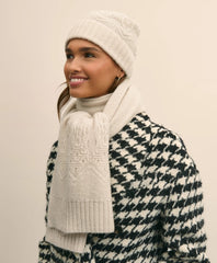 Sale Cotton-Alpaca-Wool Blend Hat & Scarf Boxed Set | Brooks Brothers