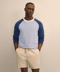 Men Cotton Blend Terry Cloth Stripe Sweatshirt | Brooks Brothers Gift