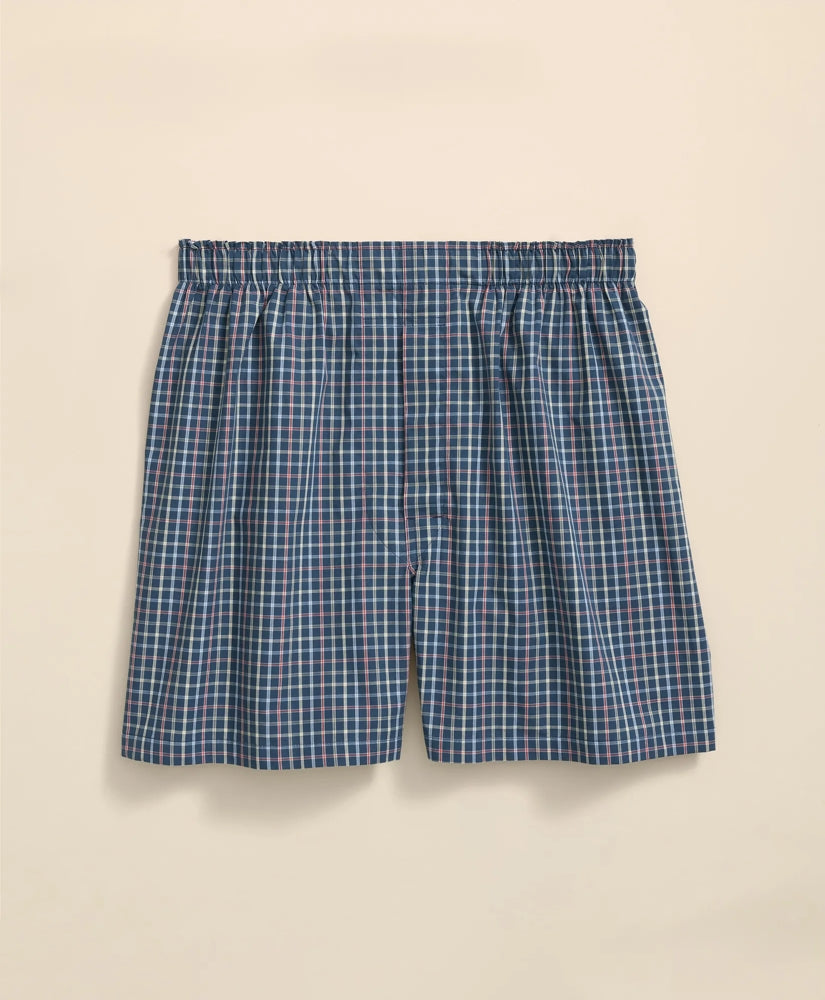 Sale Cotton Broadcloth Multi-Windowpane Boxers | Brooks Brothers Gift