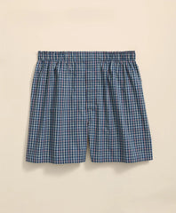 Sale Cotton Broadcloth Multi-Windowpane Boxers | Brooks Brothers Gift