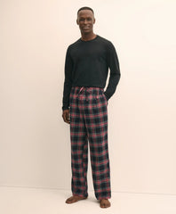 Sale Cotton Flannel Plaid Lounge Pants | Brooks Brothers For sale