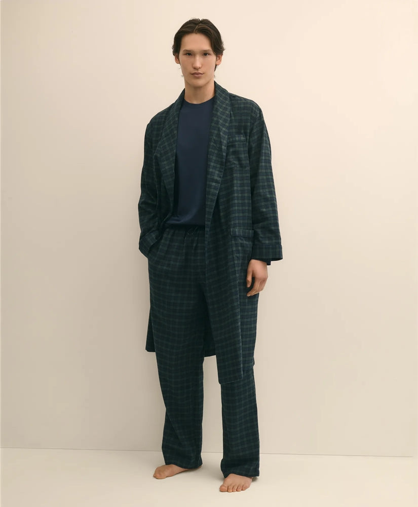 Sale Cotton Flannel Plaid Lounge Pants | Brooks Brothers For sale