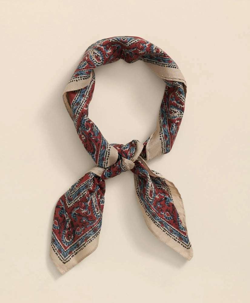Men Cotton Medallion Print Neckerchief | Brooks Brothers On sale