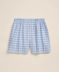 Men Cotton Oxford Check Boxers | Brooks Brothers Discount