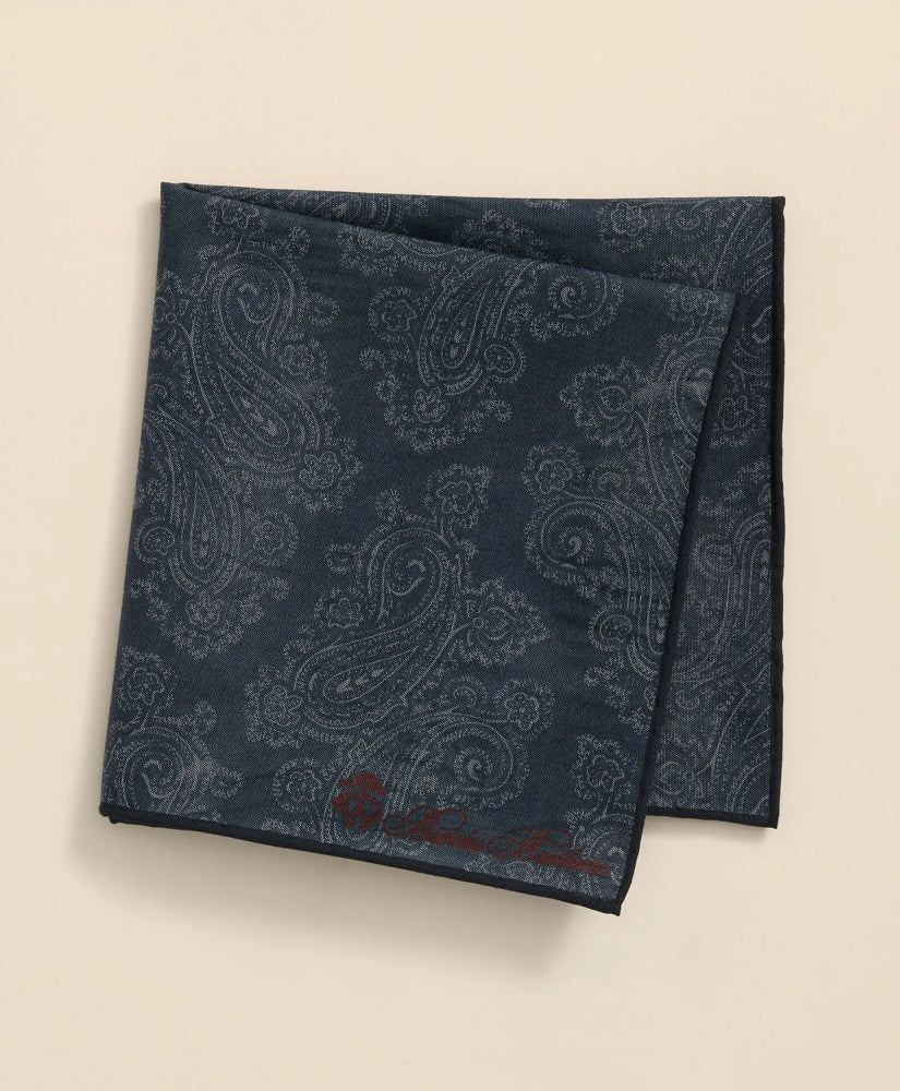 Men Cotton Paisley Print Pocket Square | Brooks Brothers Near me