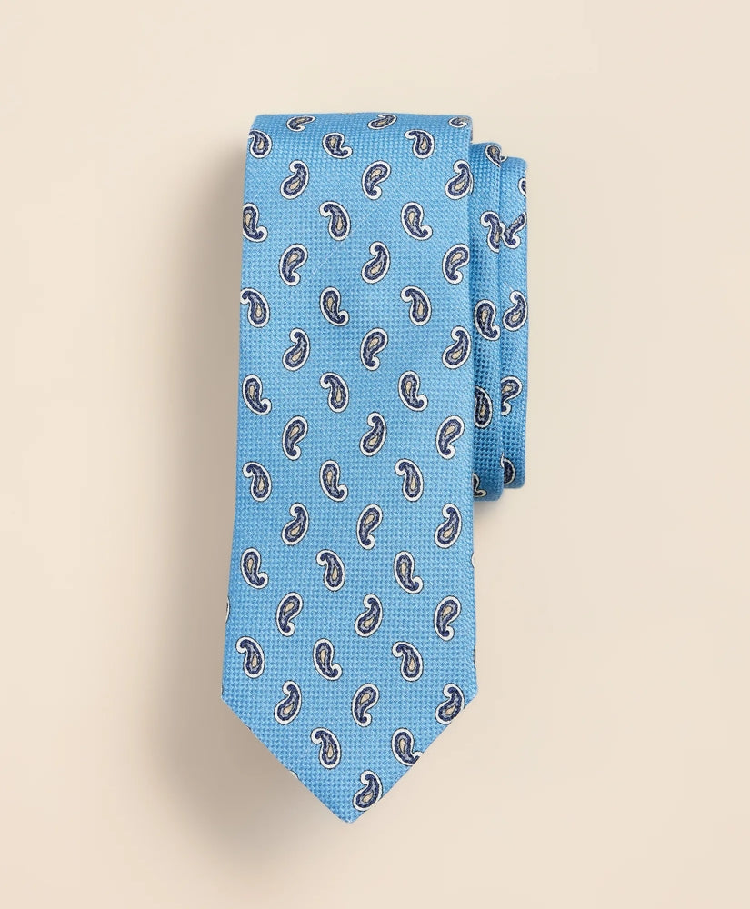 Men Cotton-Silk Foulard Tie | Brooks Brothers For sale