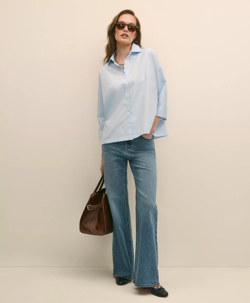 Women Denim Flare Jeans | Brooks Brothers Online