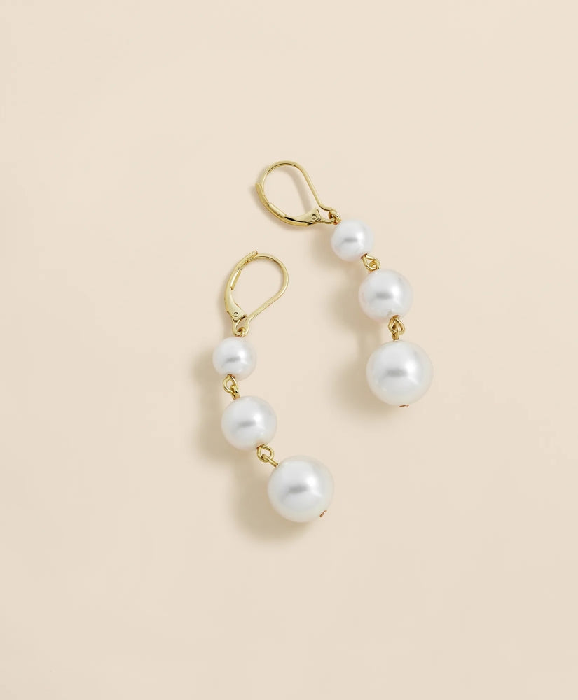 Women Faux-Pearl Drop Earrings | Brooks Brothers Near me