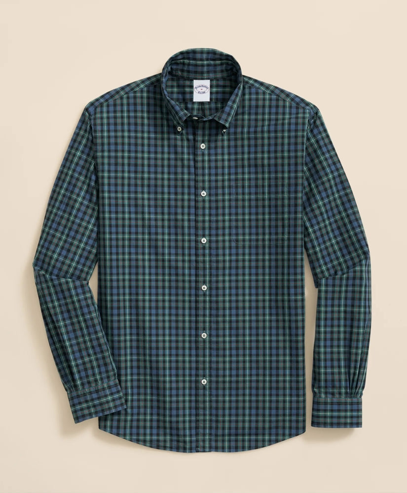 Sale Friday Shirt, Poplin Stewart Tartan | Brooks Brothers Outlet