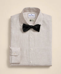 Men Linen Londoner Collar Dress Shirt | Brooks Brothers Online