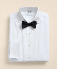 Men Linen Londoner Collar, Pleated Bib Tuxedo Shirt | Brooks Brothers Discount
